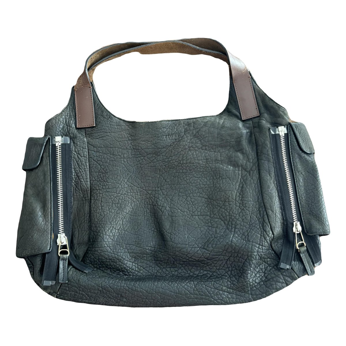 Hobo leather handbag
