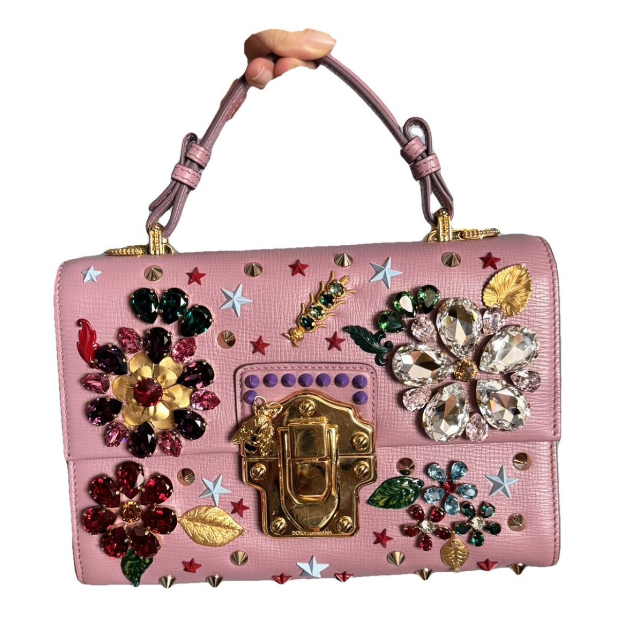 Lucia leather handbag
