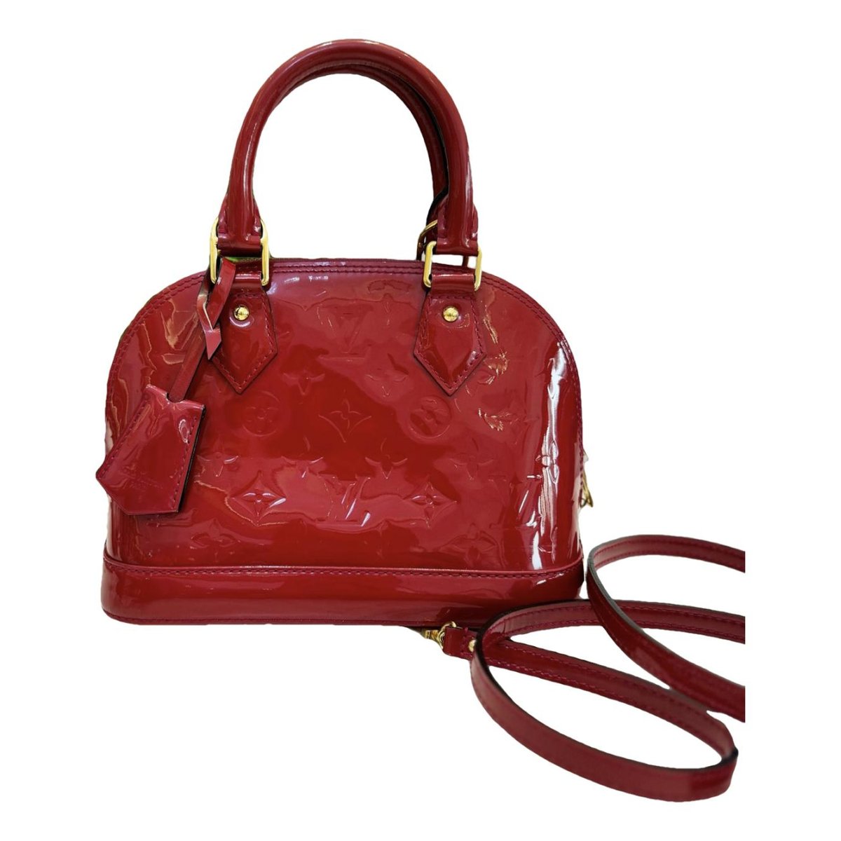 Alma BB patent leather handbag