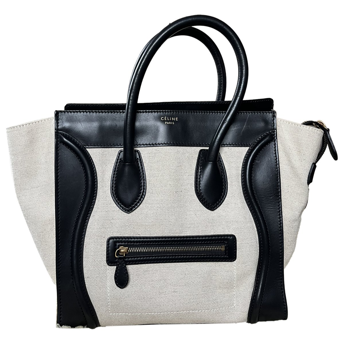 Luggage leather handbag