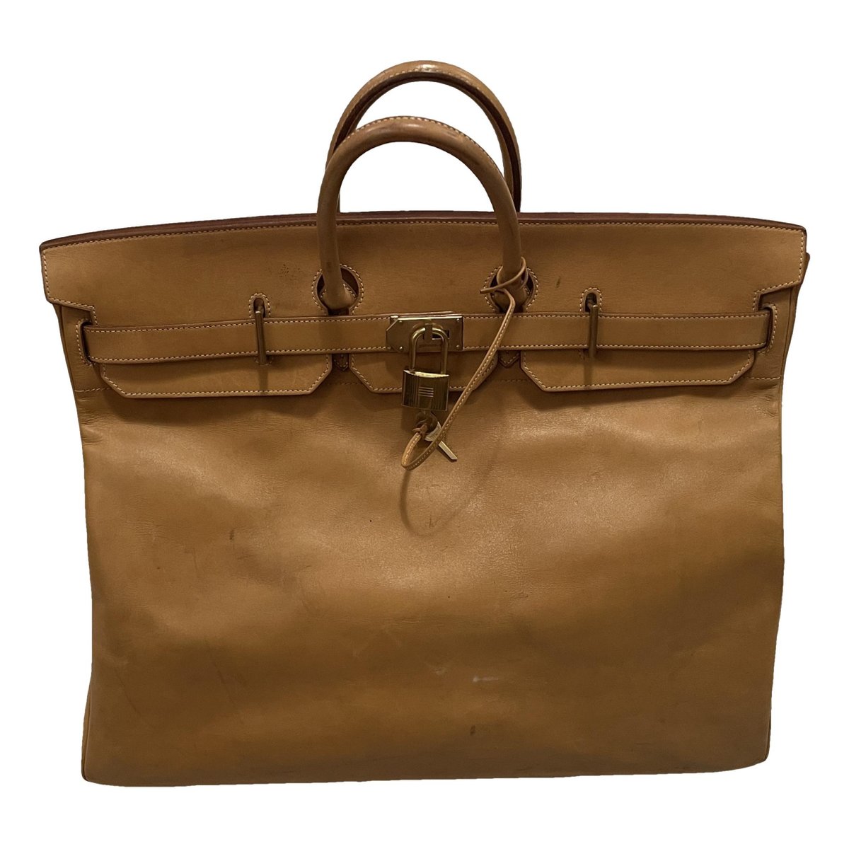 Haut à Courroies leather handbag