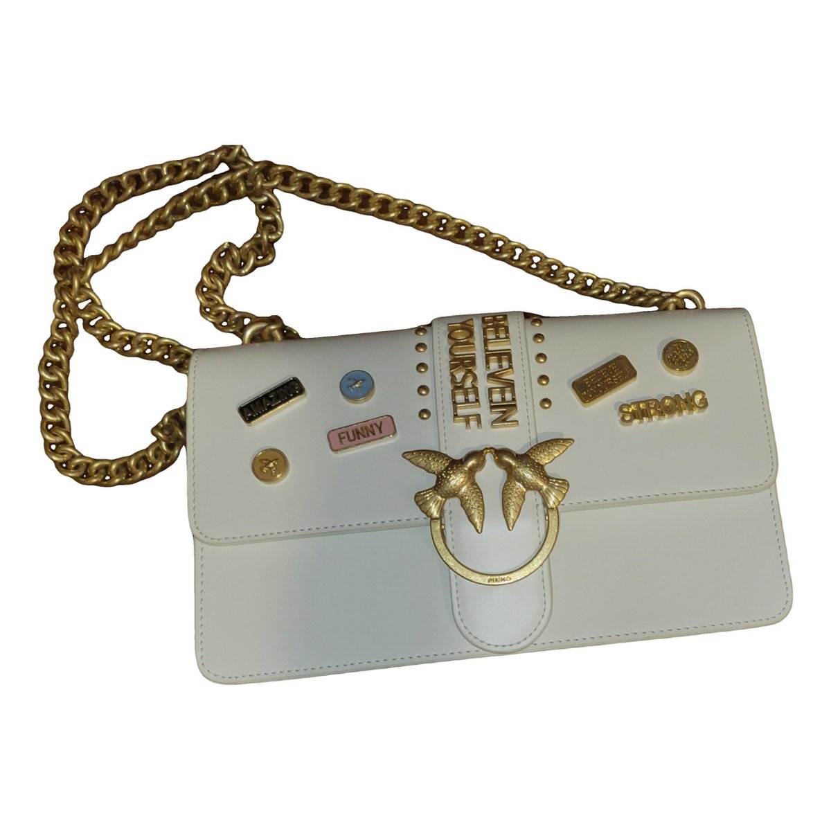 Love Bag leather clutch bag