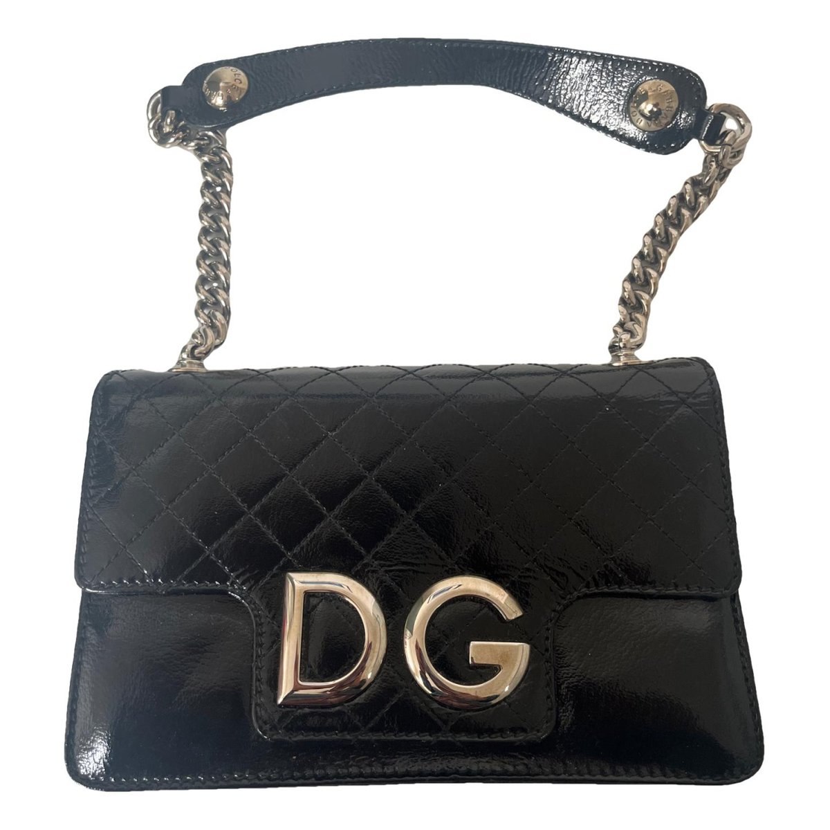 DG Girls patent leather handbag