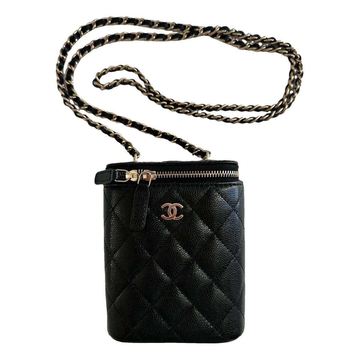 Trendy CC Vanity leather handbag