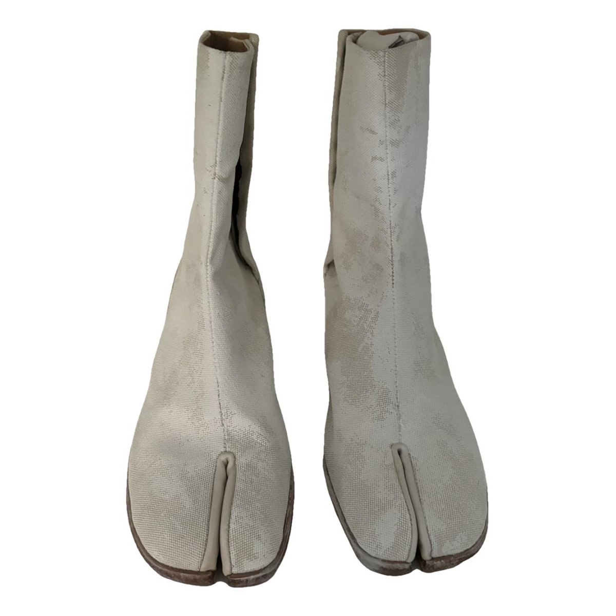 Tabi cloth ankle boots