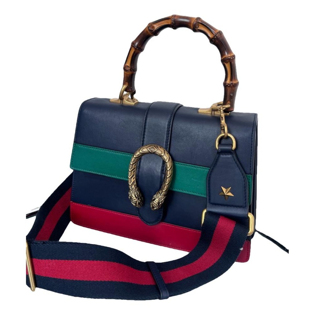 Dionysus Bamboo leather handbag