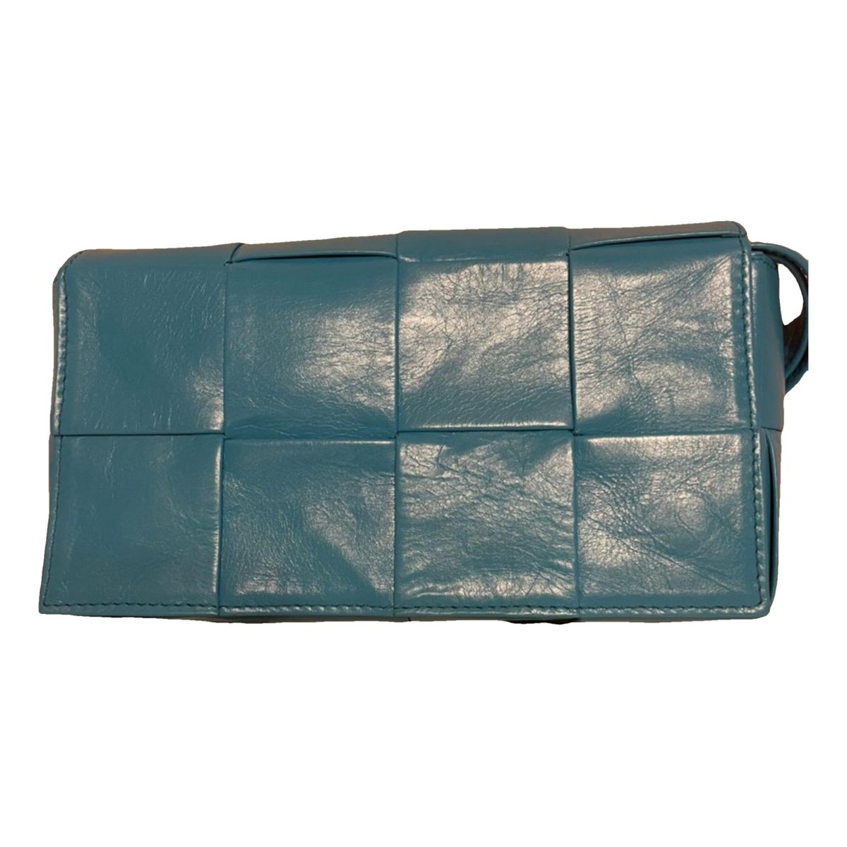 Cassette leather handbag