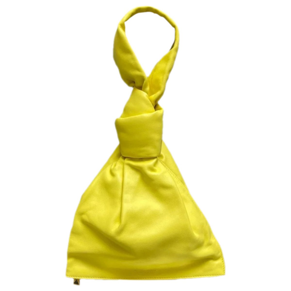 Twist leather handbag