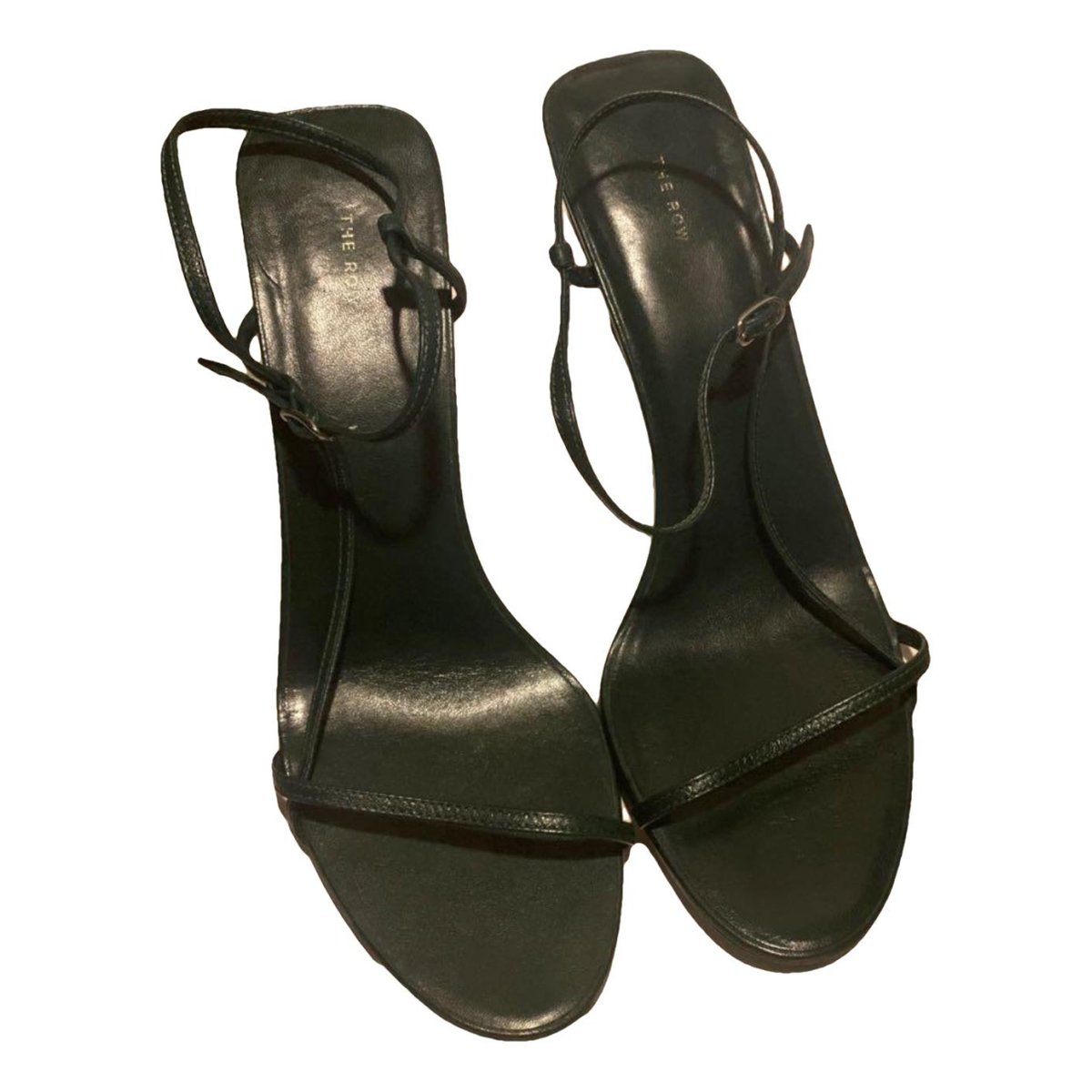 Bare leather heels