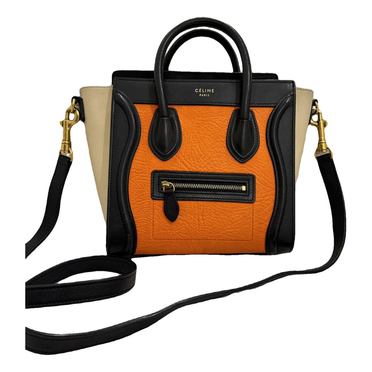 Nano Luggage leather handbag