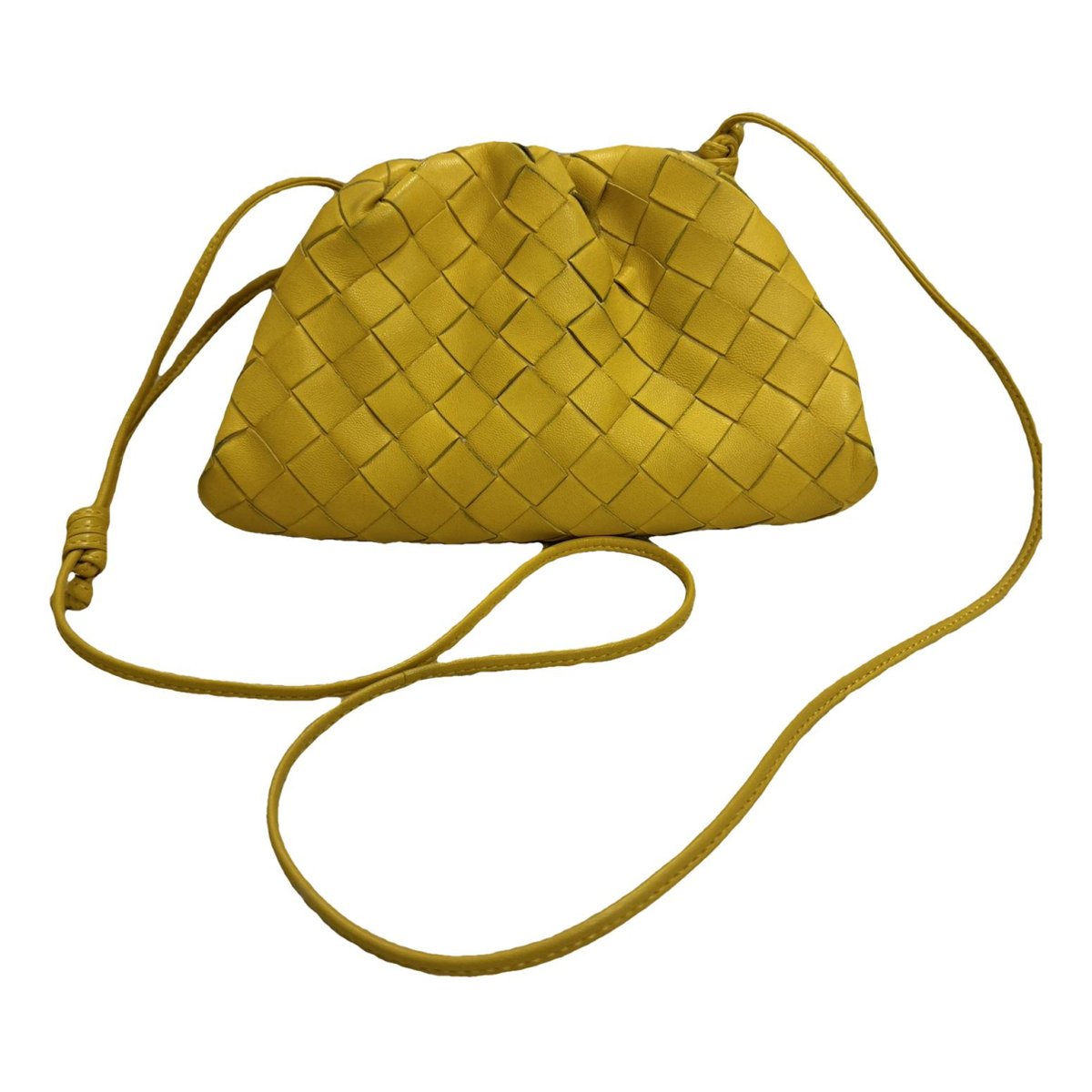 Pouch leather handbag