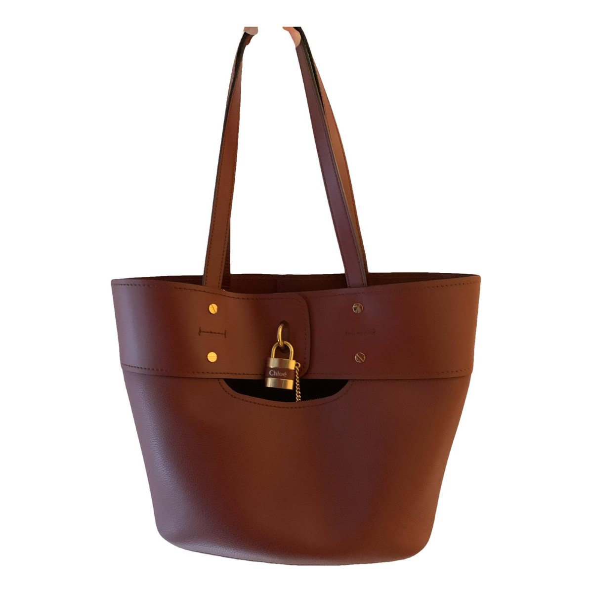 Aby Lock leather handbag