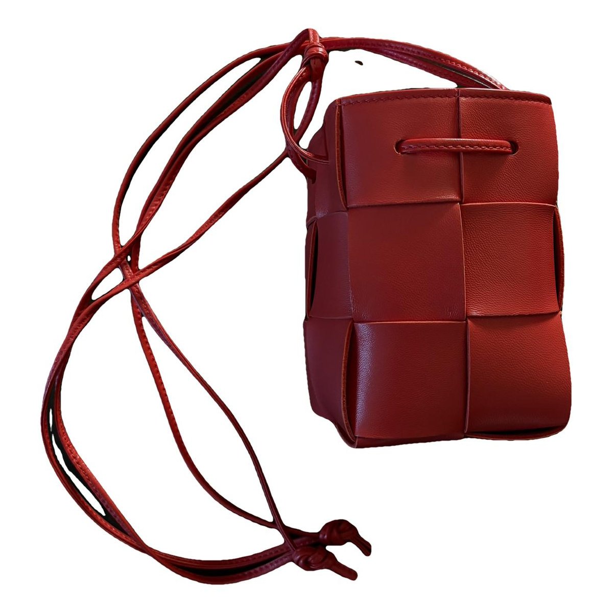 Cassette Bucket leather crossbody bag
