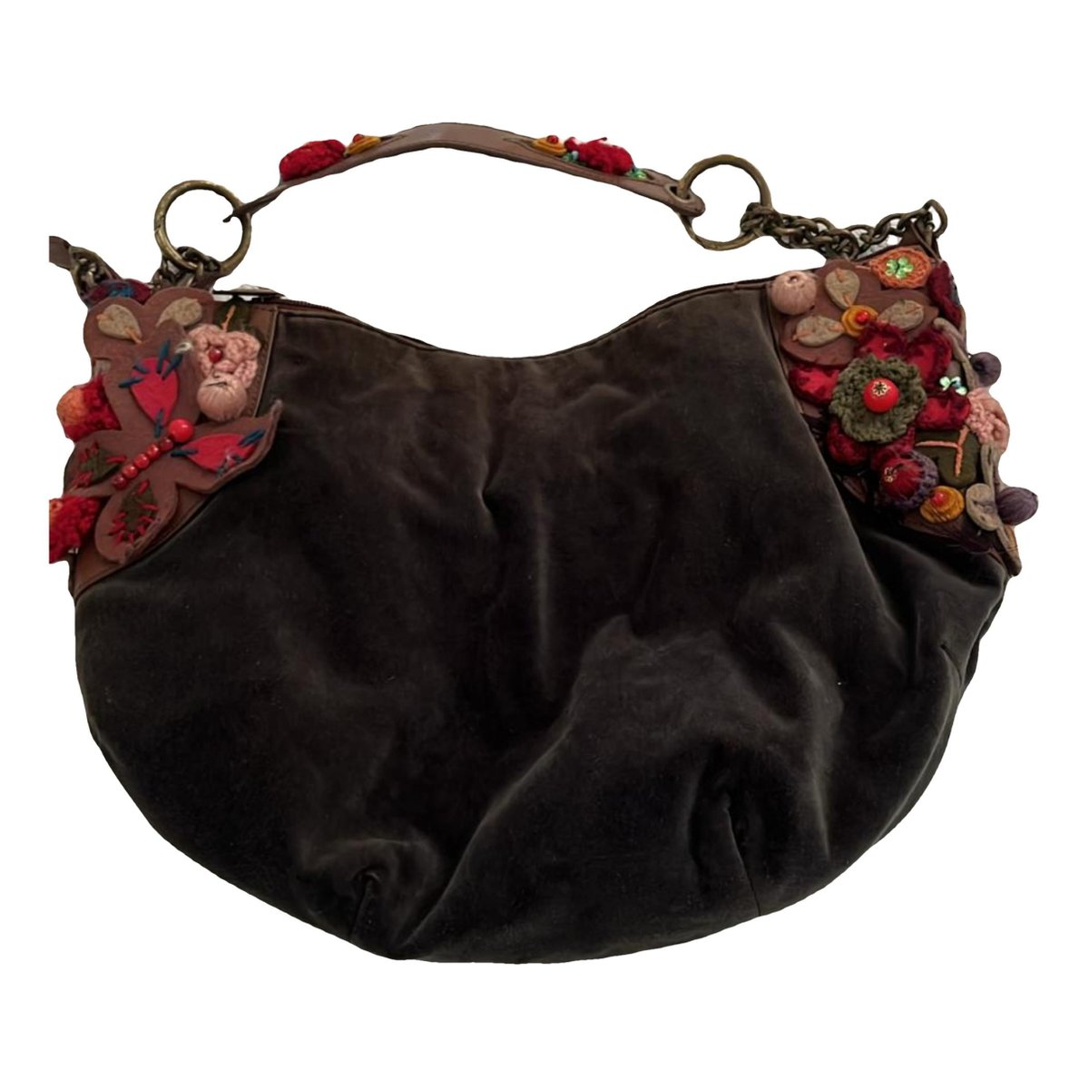 Velvet handbag
