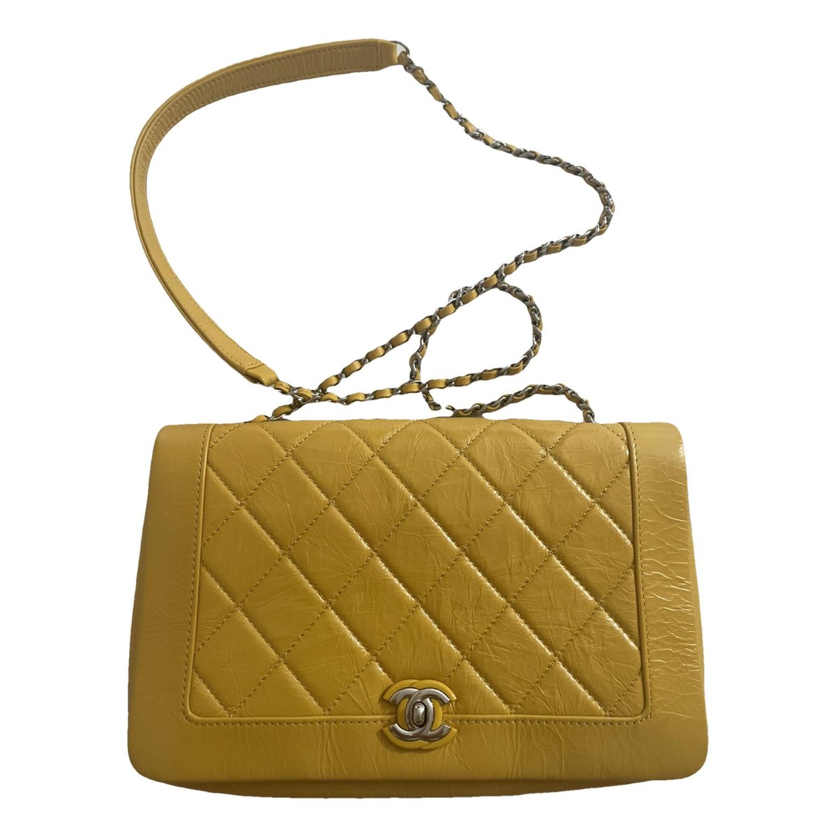 Wallet On Chain leather crossbody bag