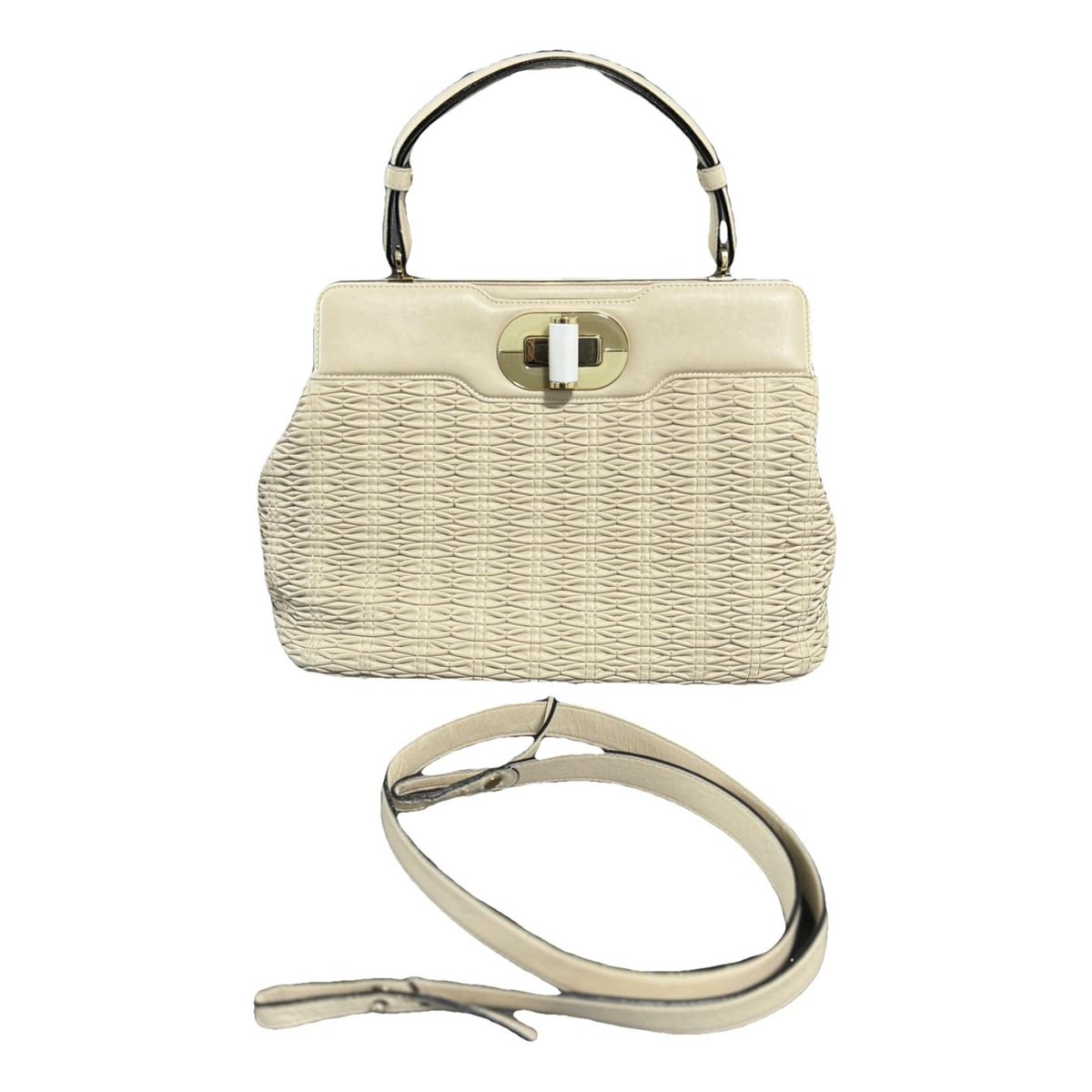 Isabella Rossellini leather bag