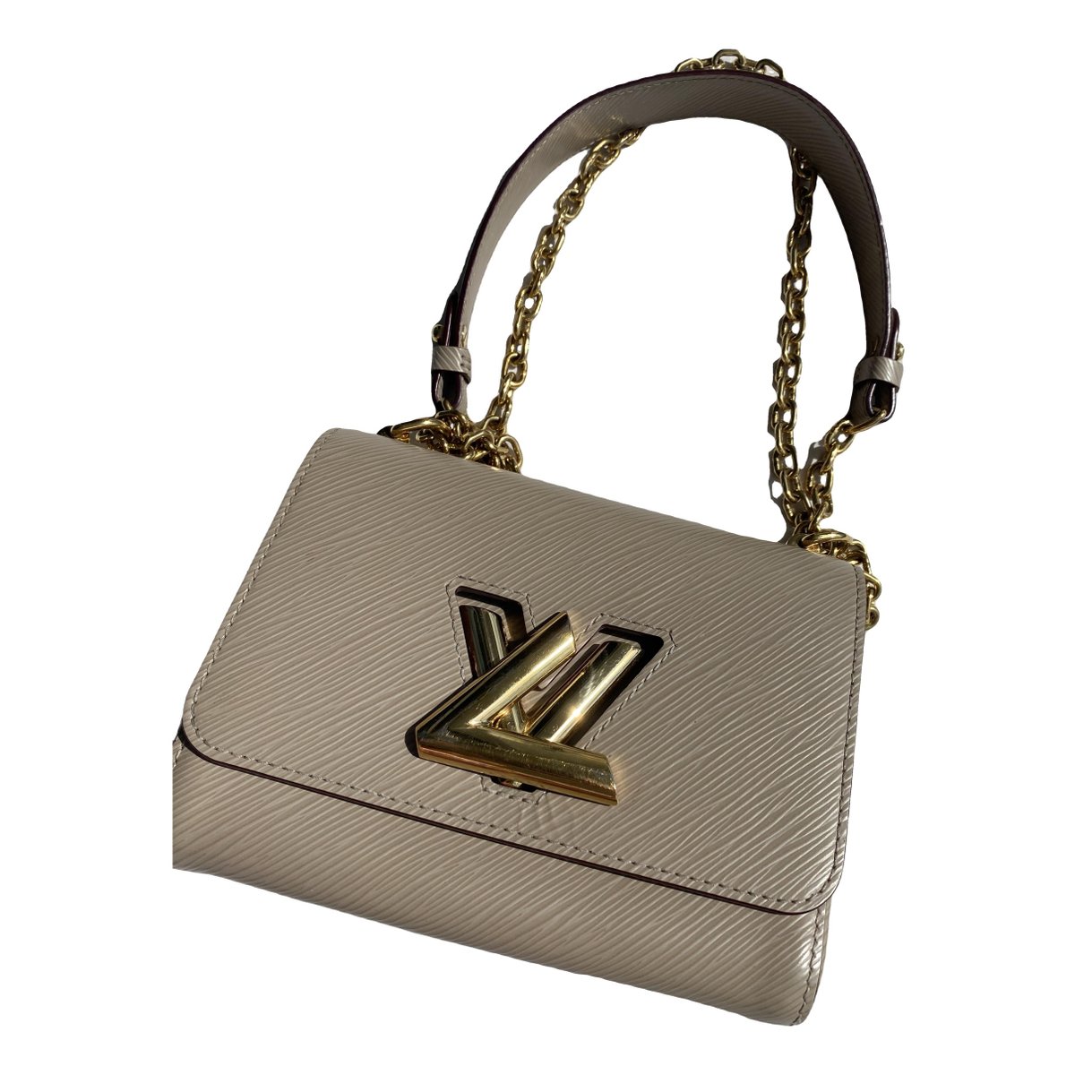 Twist leather handbag