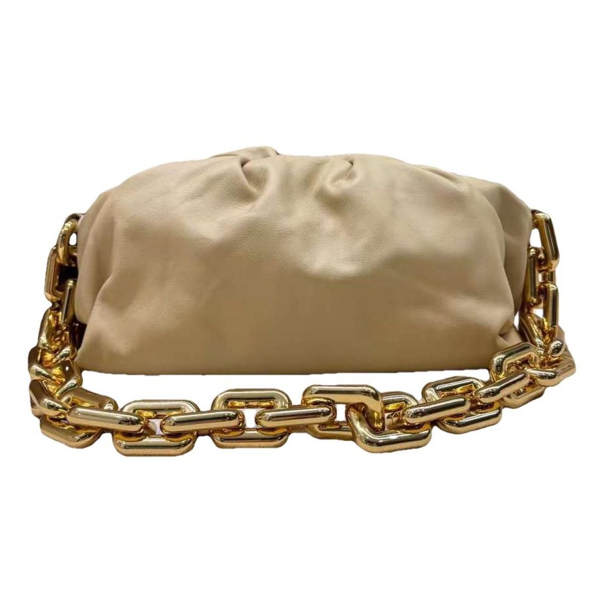 Chain Pouch leather handbag