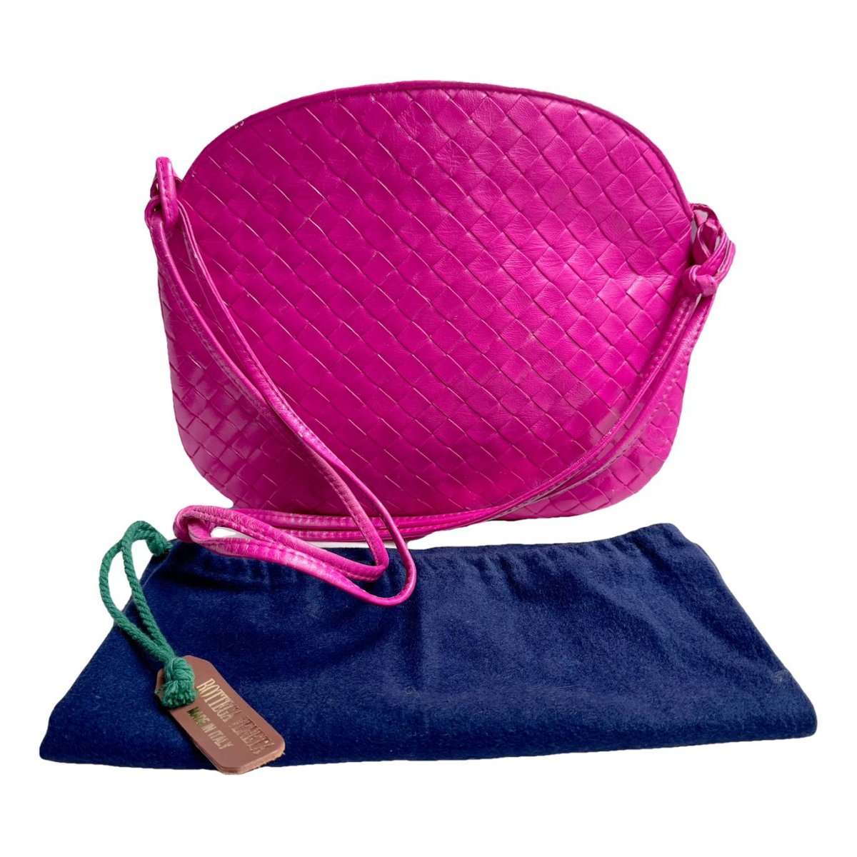 Knot leather handbag