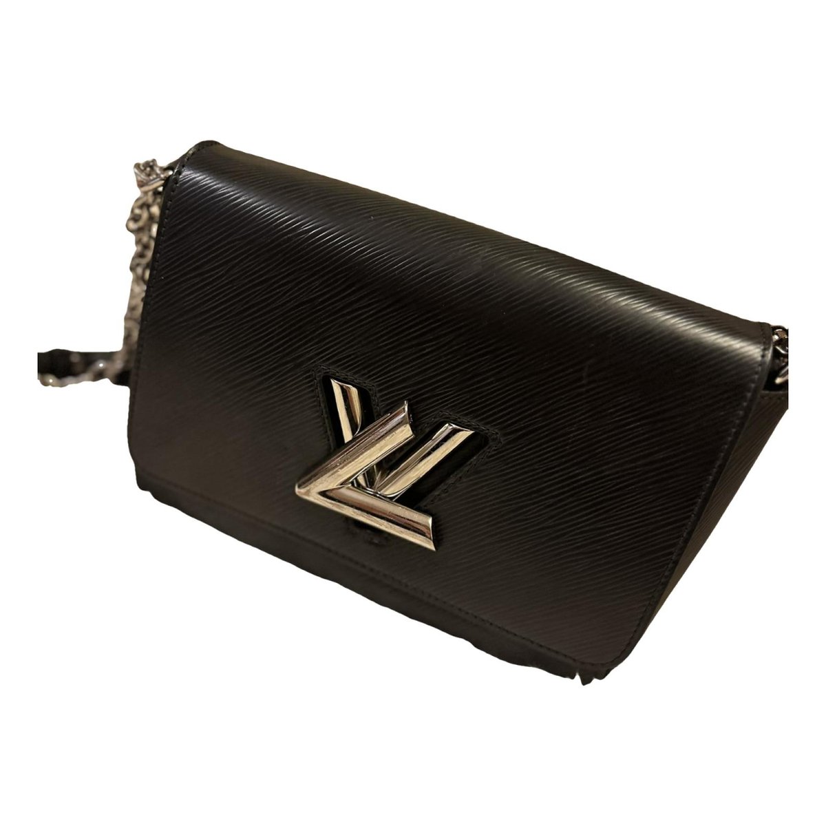 Twist leather crossbody bag