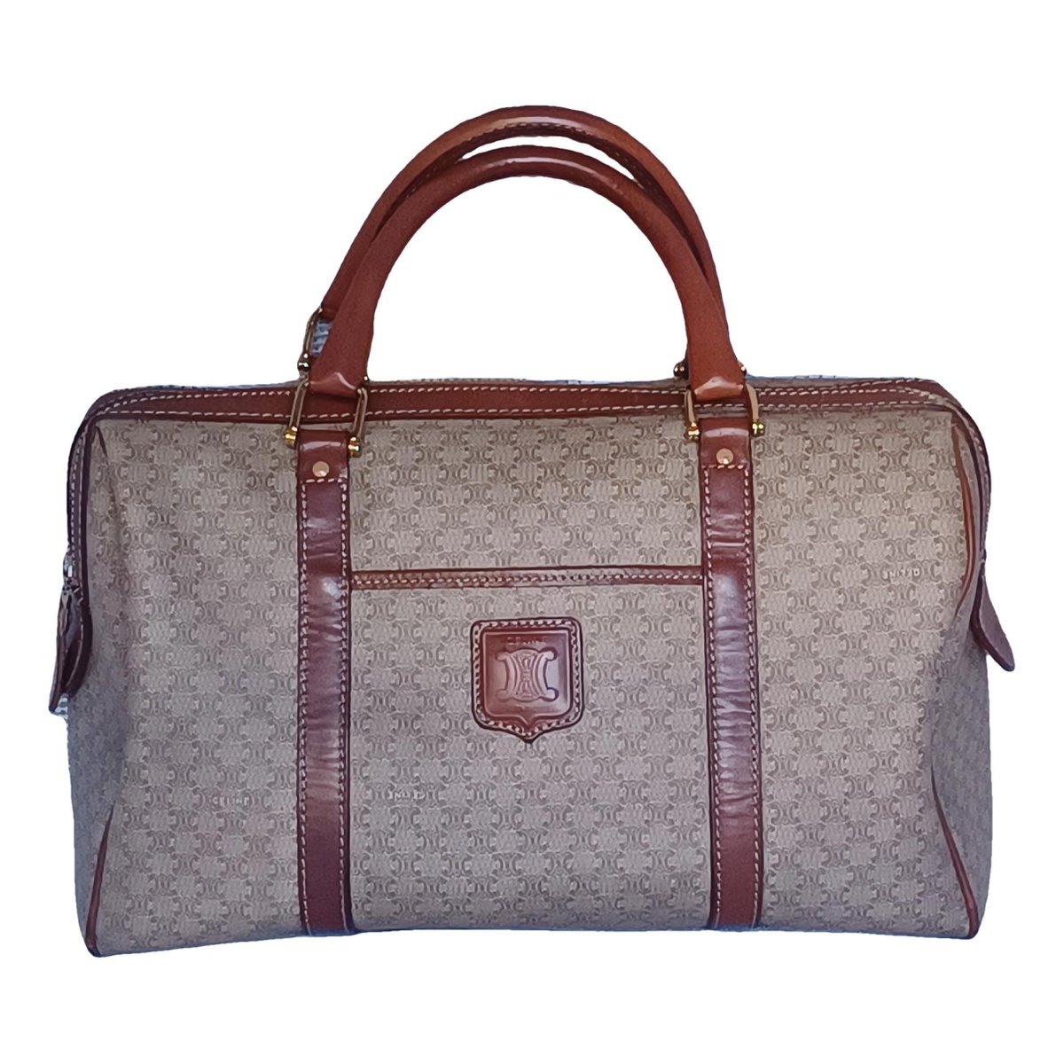 Triomphe cloth bowling bag