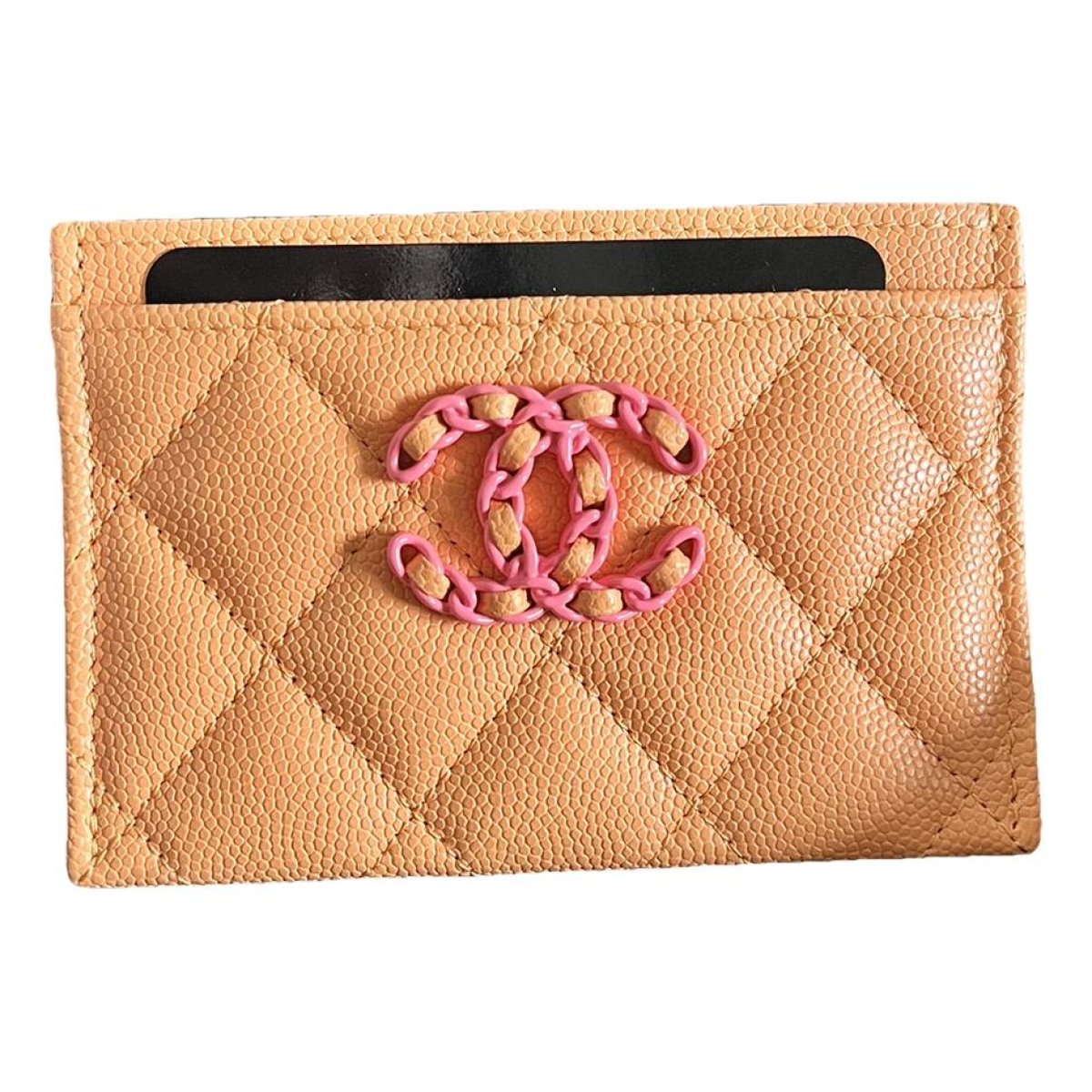 Chanel 19 leather wallet
