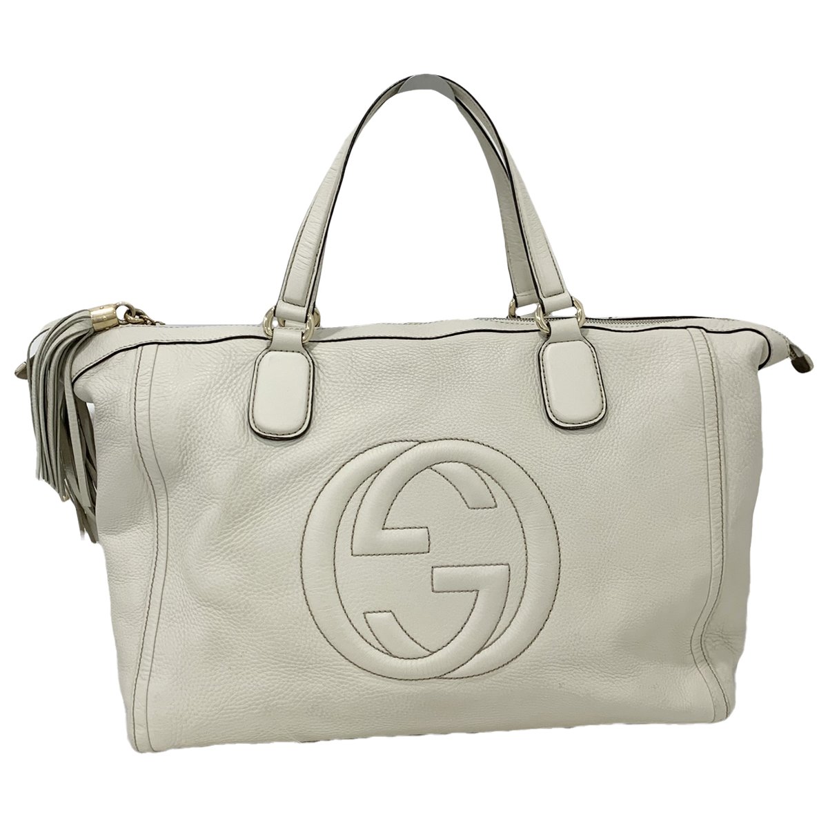 Soho Top Handle leather handbag