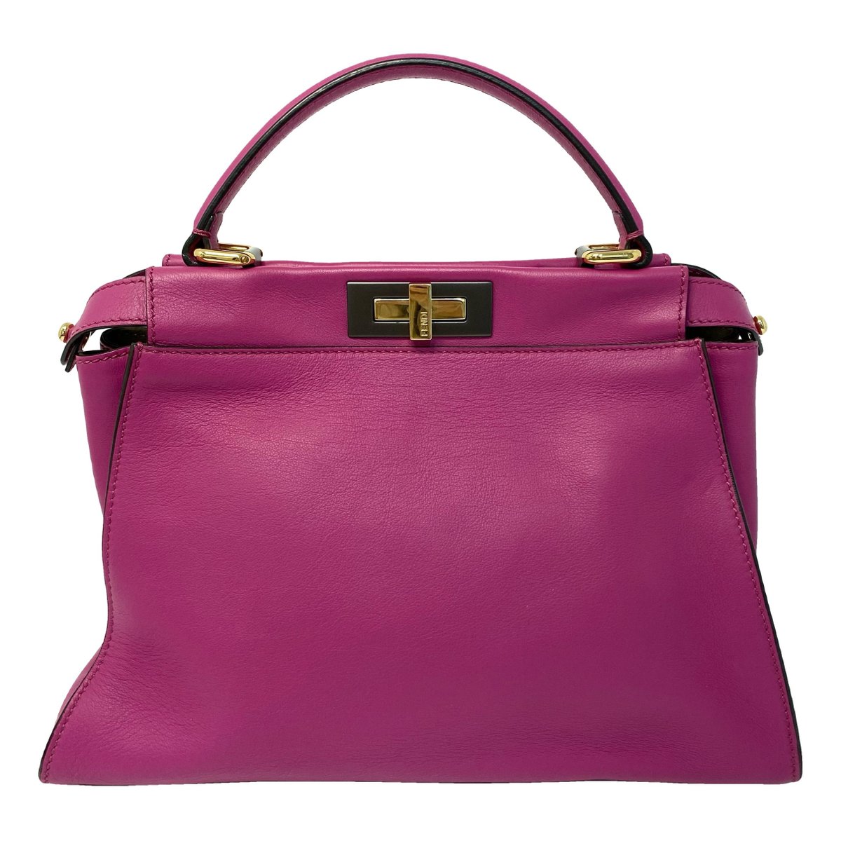 Peekaboo leather handbag