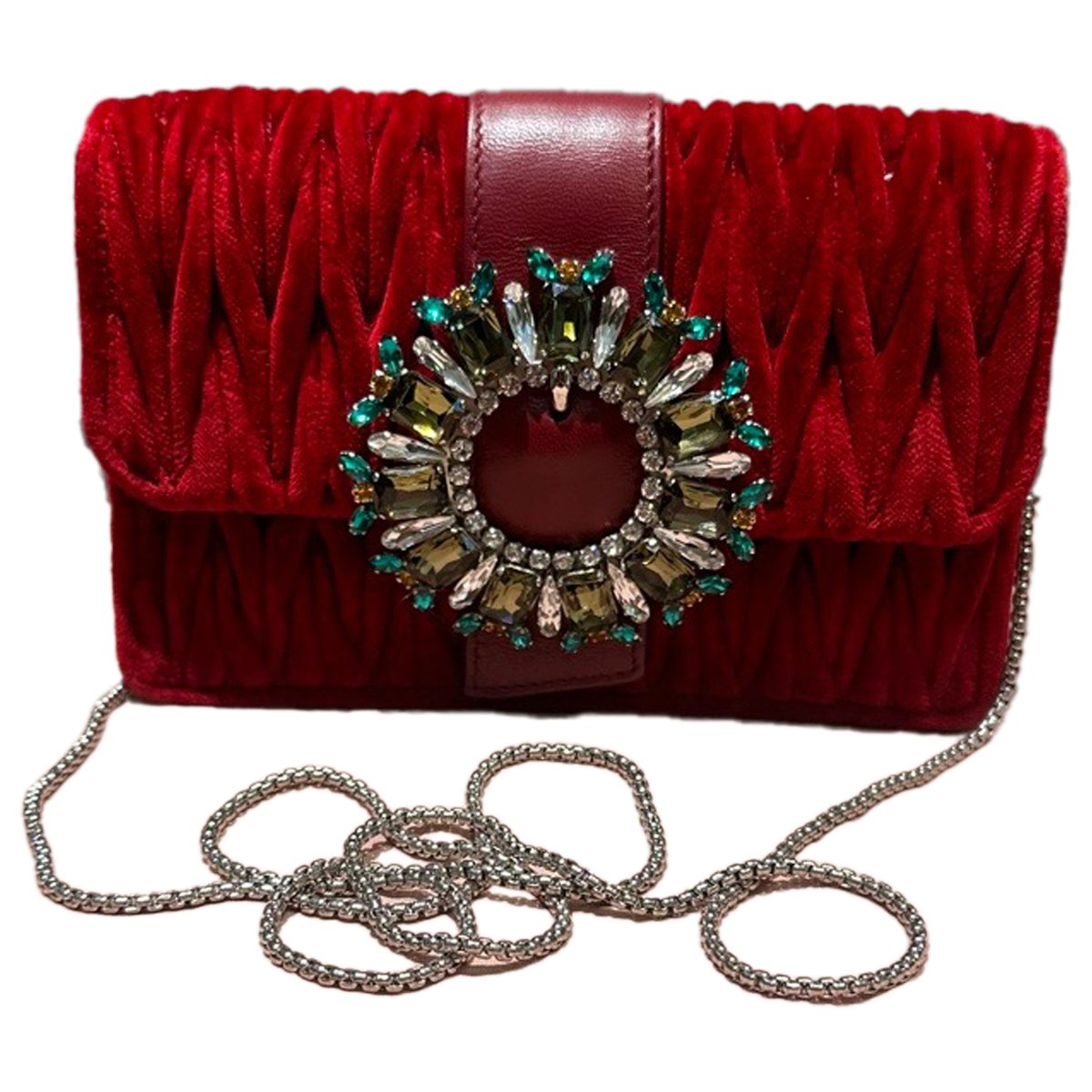 My Miu velvet handbag