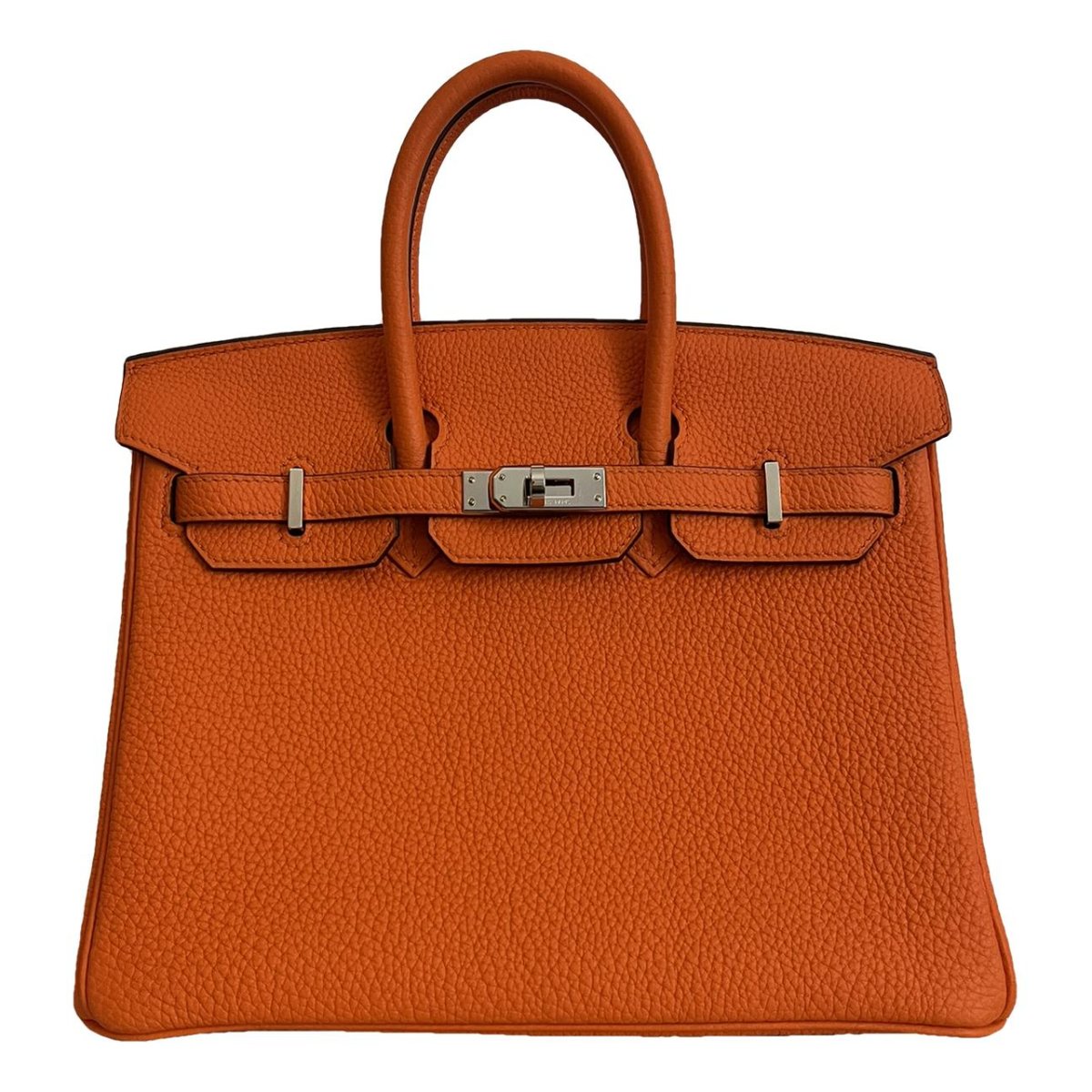 Birkin 25 leather handbag