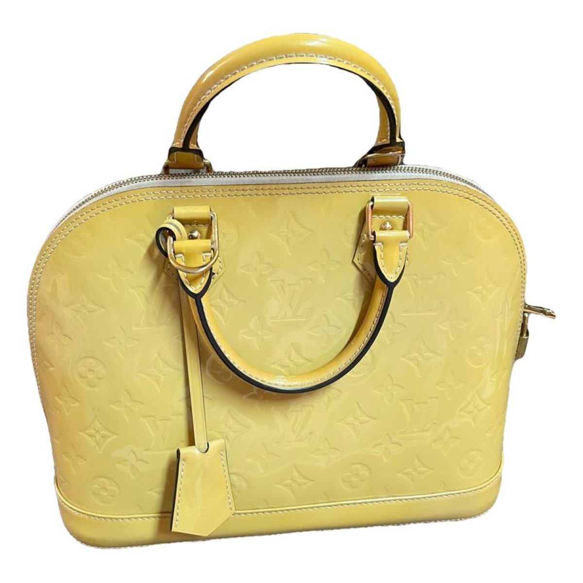 Alma patent leather handbag