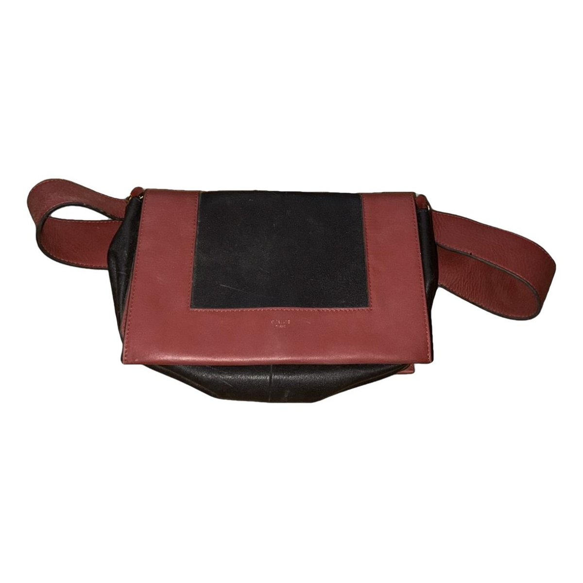 Frame leather crossbody bag