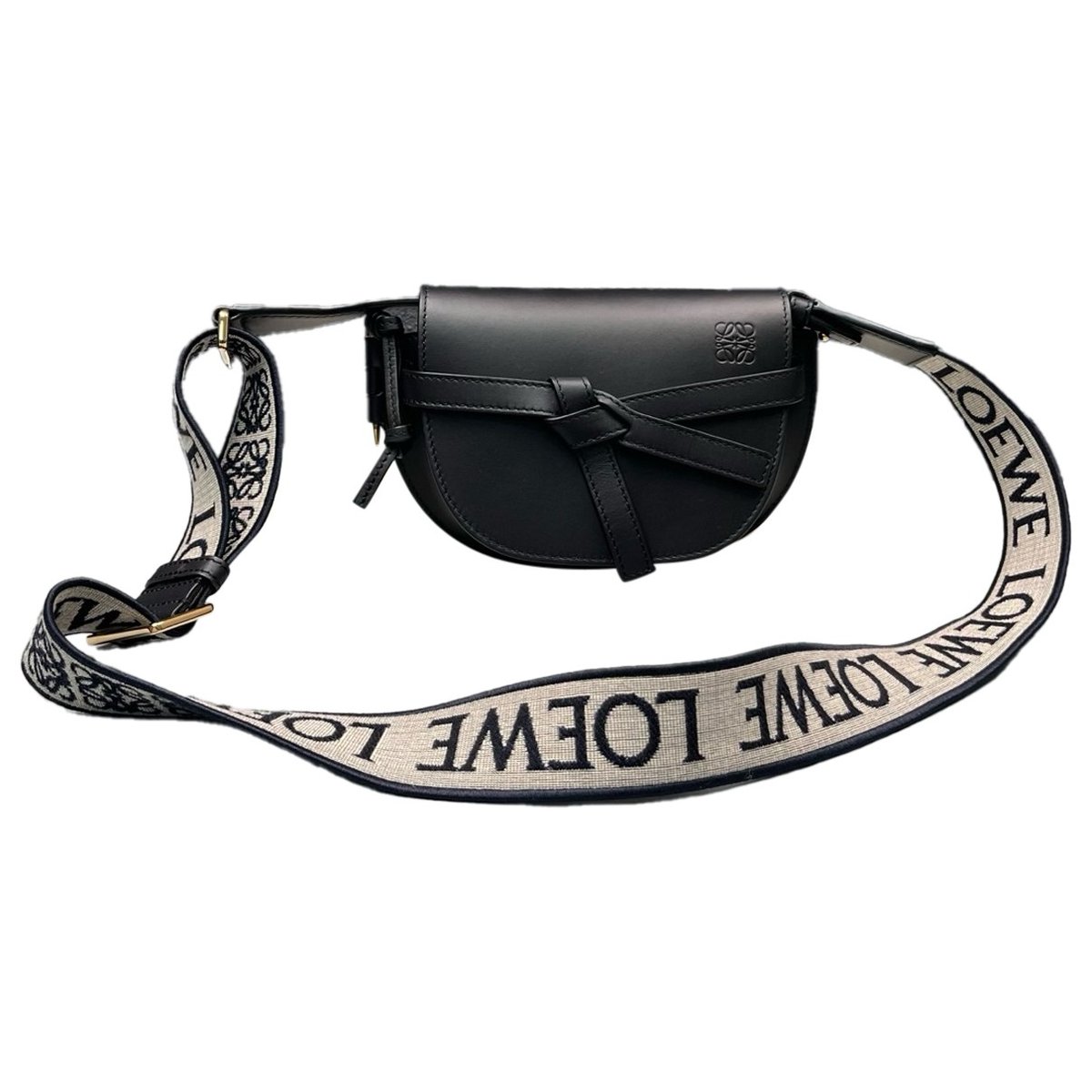 Gate leather crossbody bag