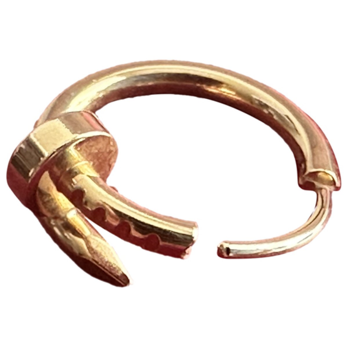 Juste un Clou yellow gold earrings