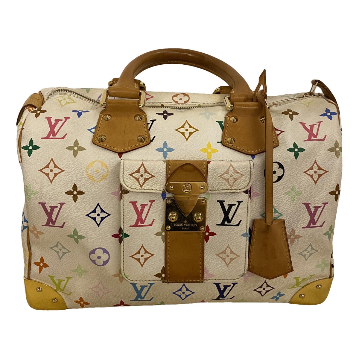 Speedy leather handbag