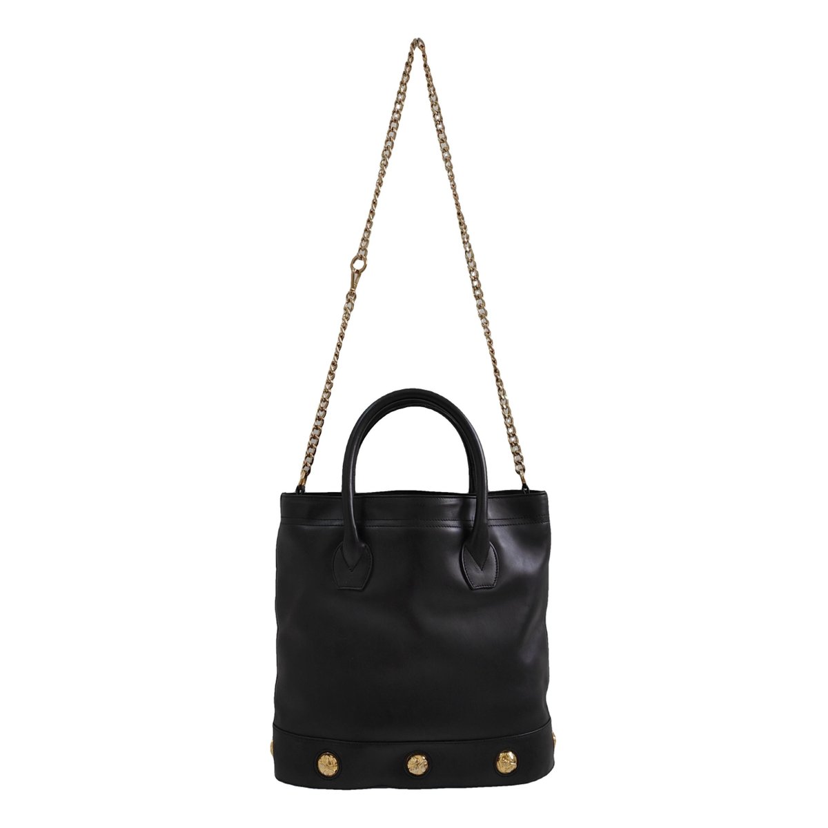 Wanda North South leather crossbody bag