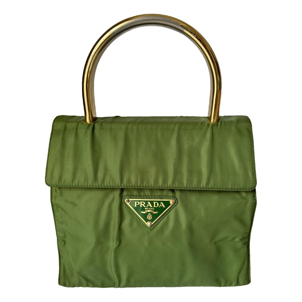 Tessuto Metallo cloth handbag