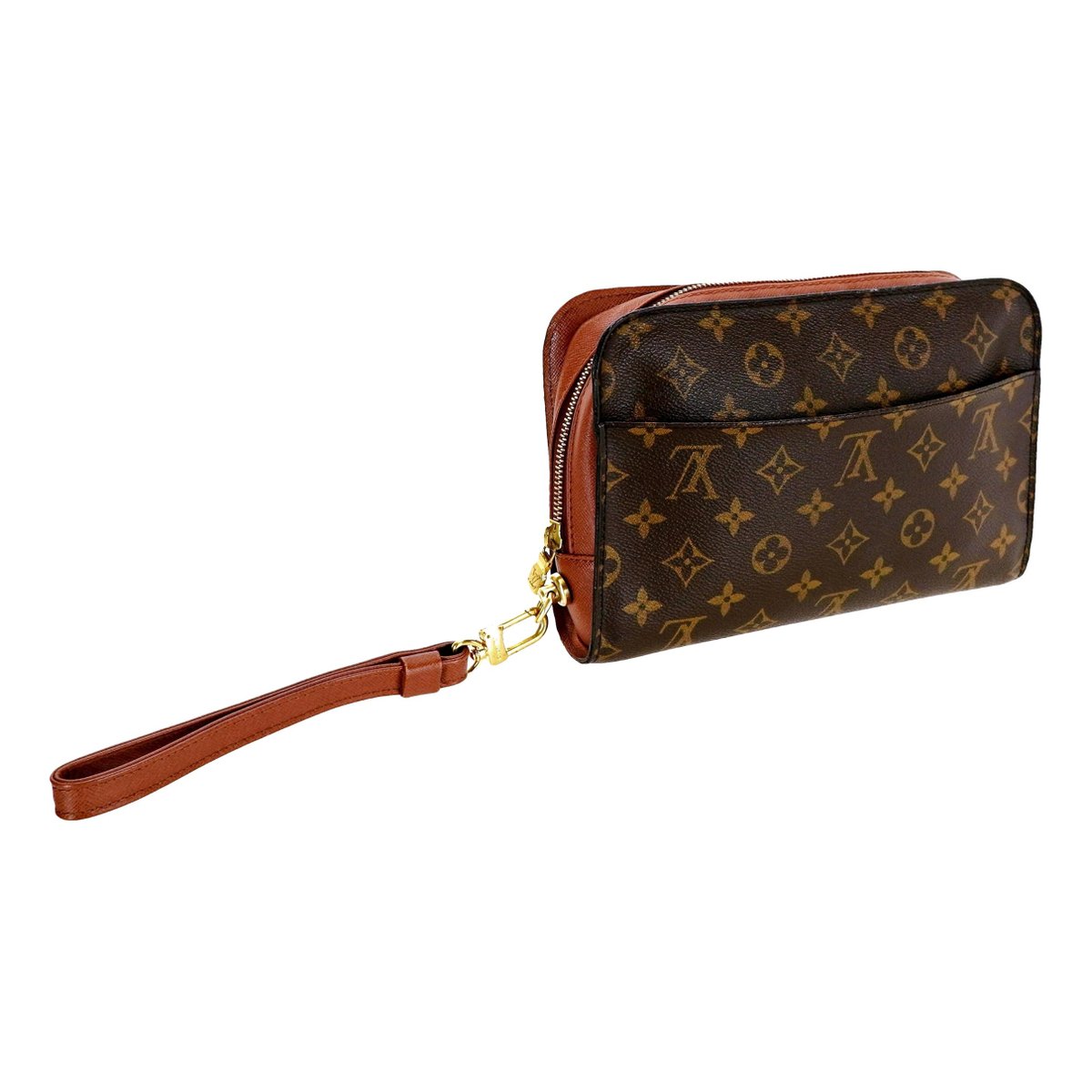 Orsay leather clutch bag