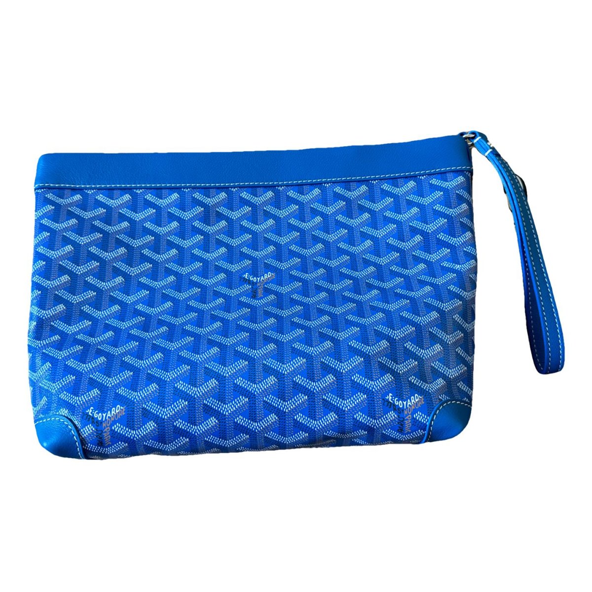 Jouvence leather clutch bag