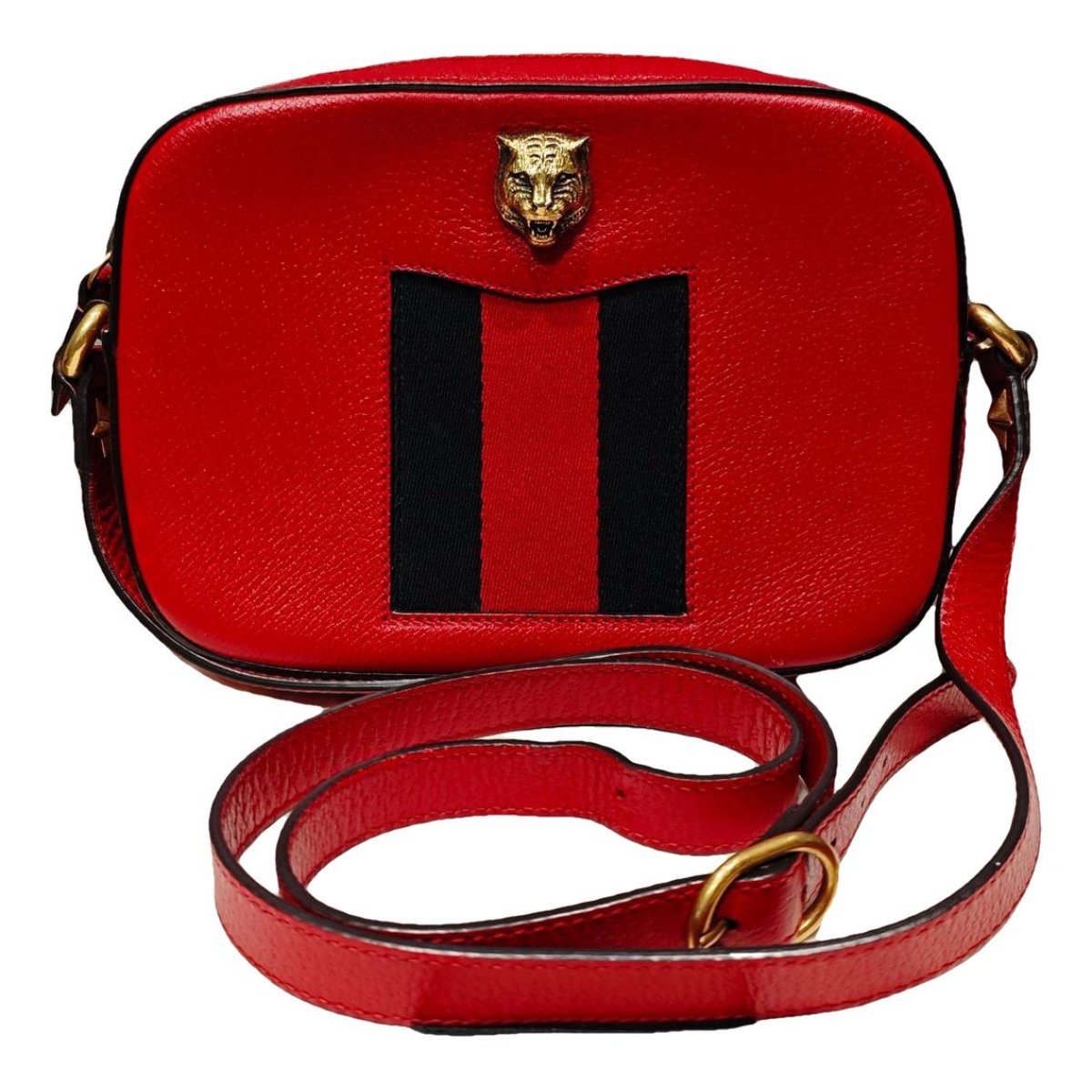 Animalier leather handbag