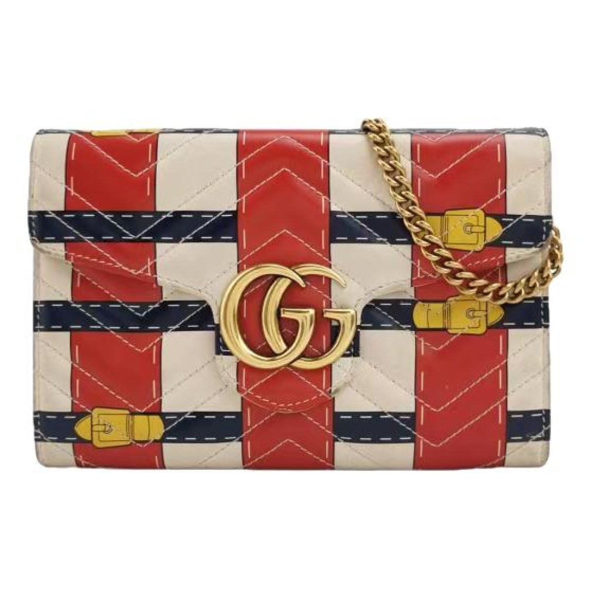 GG Marmont Flap leather handbag