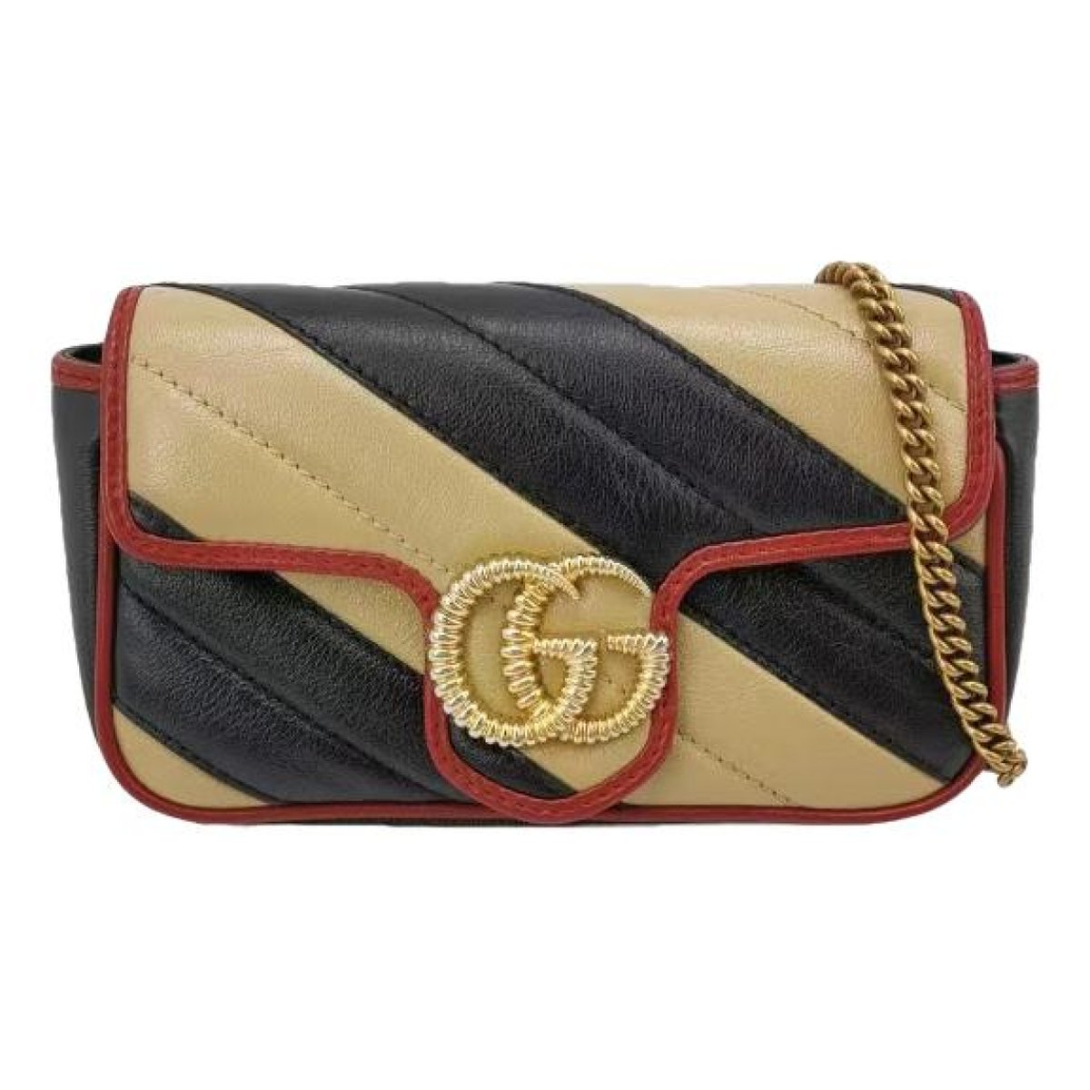 GG Marmont Flap leather crossbody bag