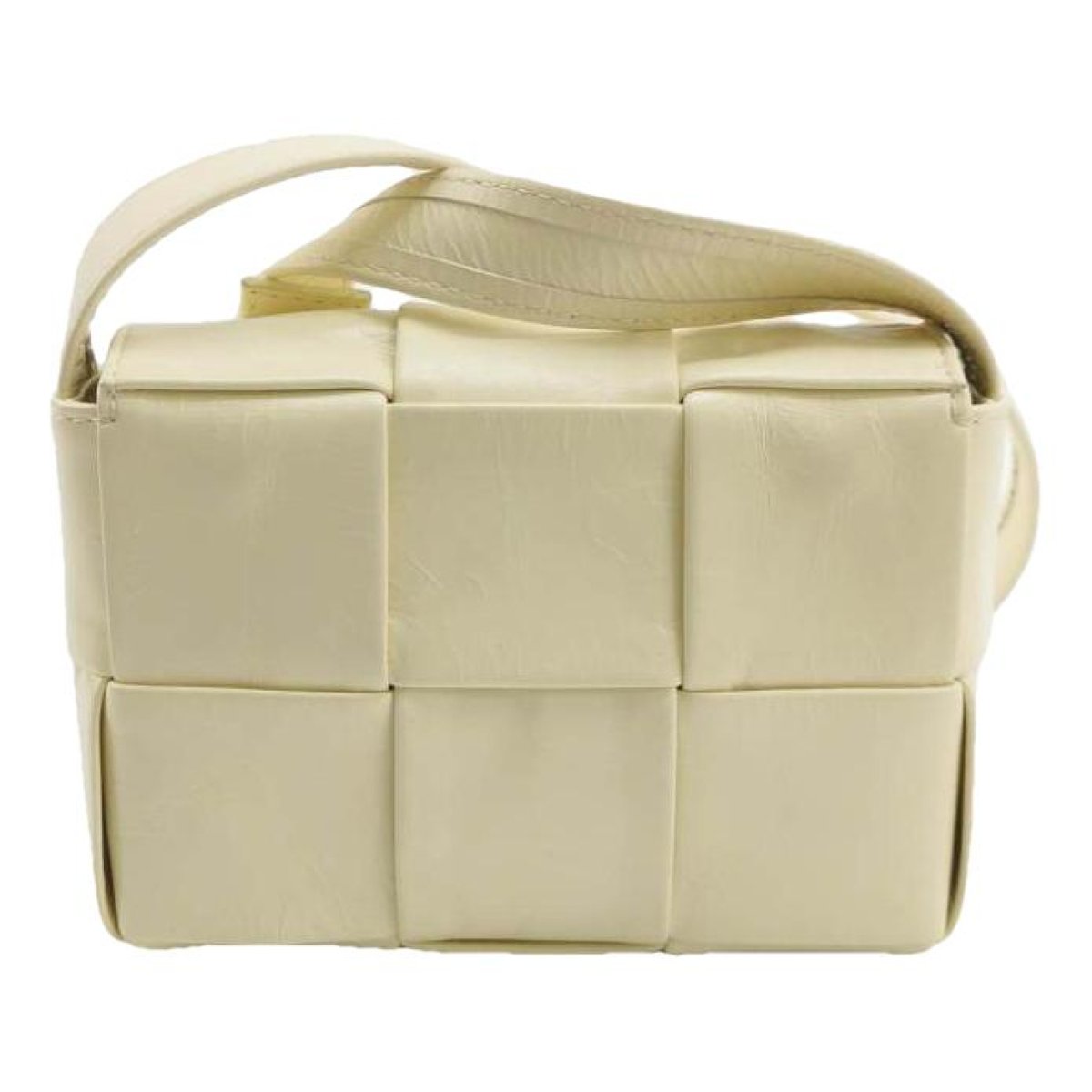 Cassette leather handbag