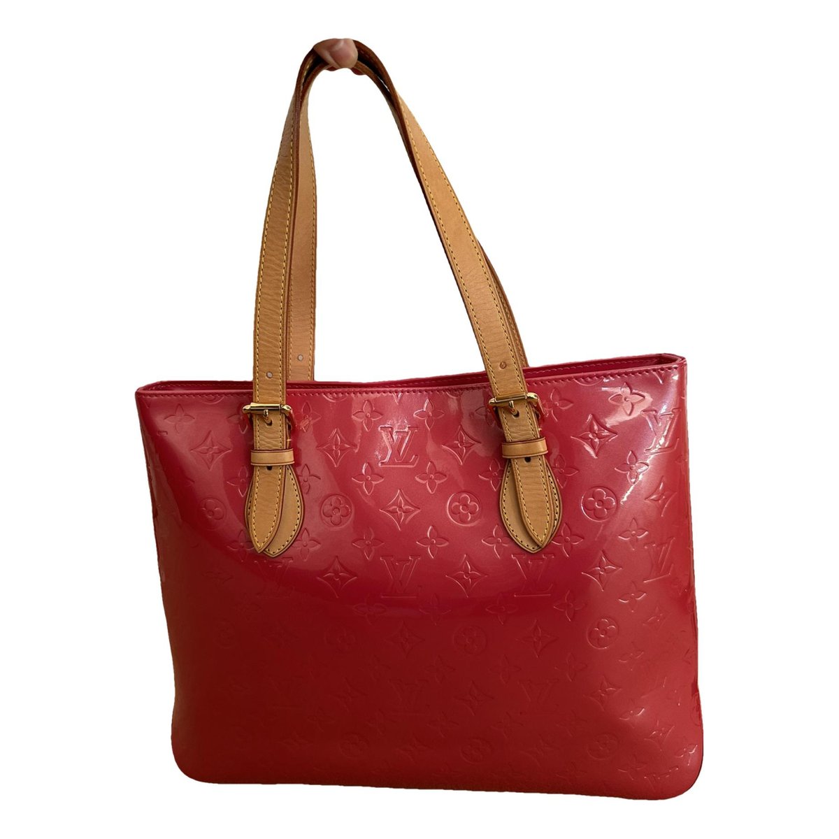 Brentwood patent leather handbag