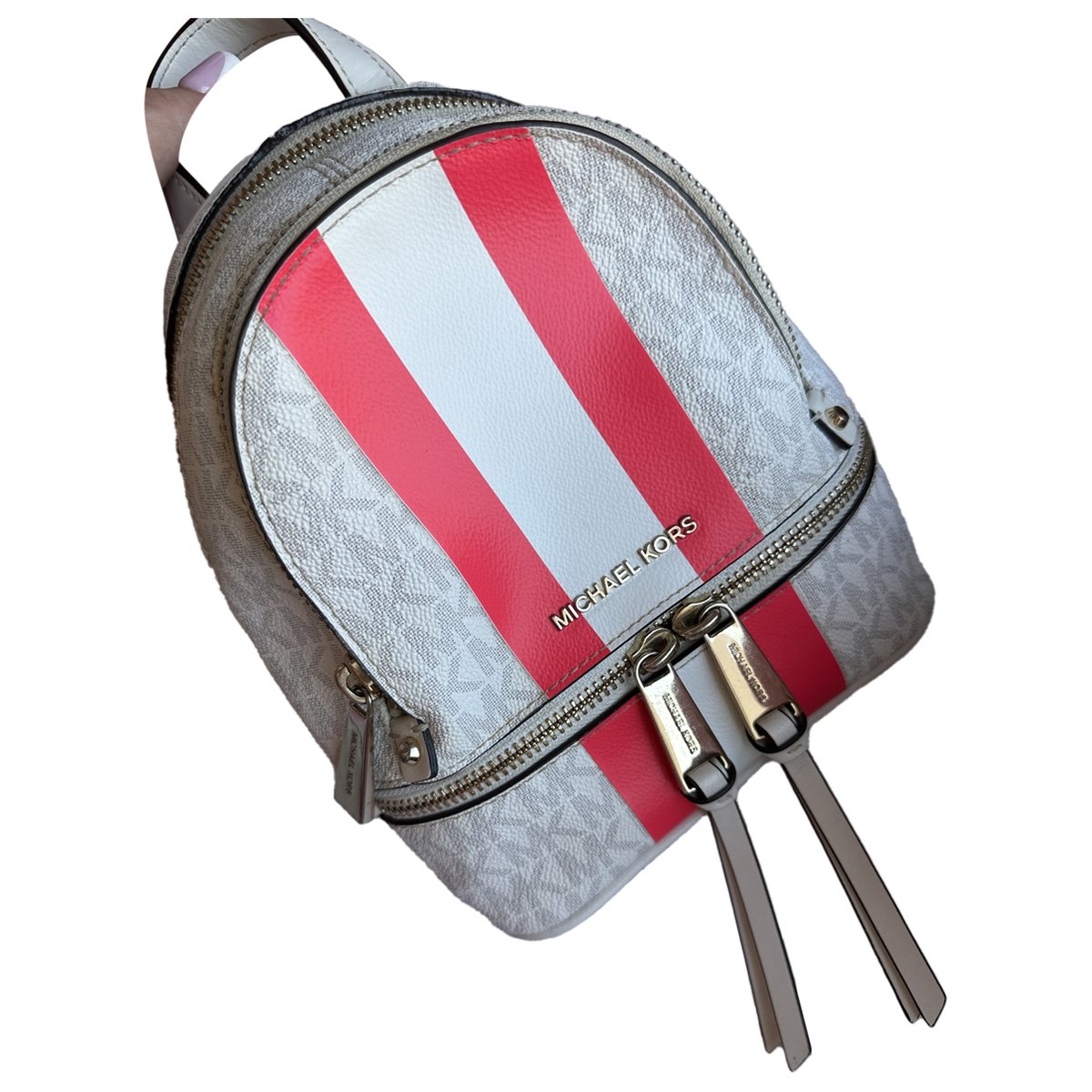 Rhea leather backpack