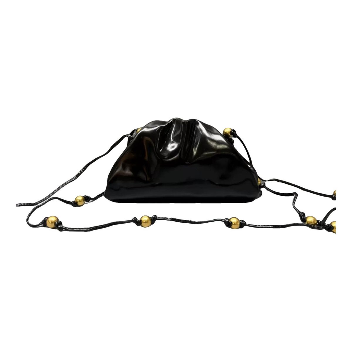 Pouch leather handbag