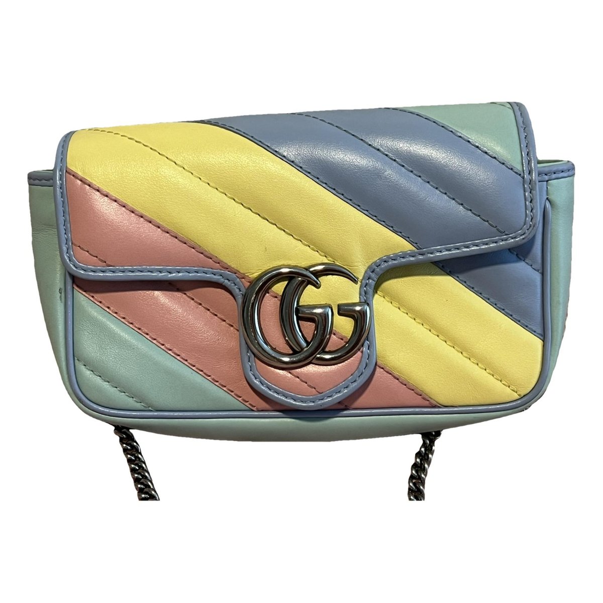 GG Marmont Flap leather crossbody bag