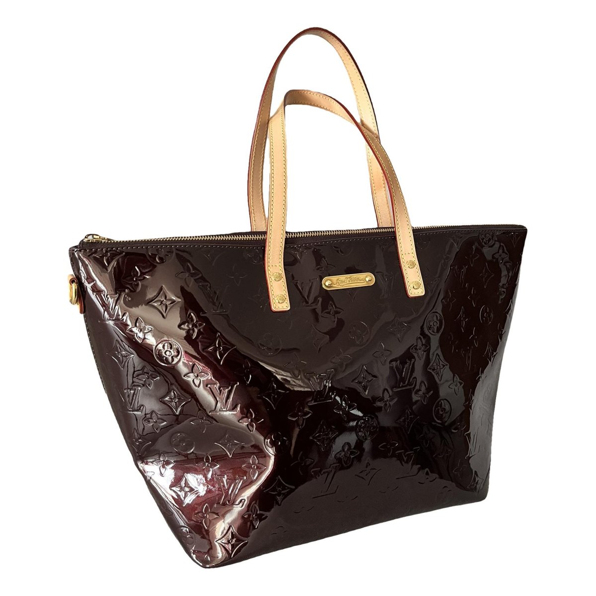 Bellevue patent leather handbag