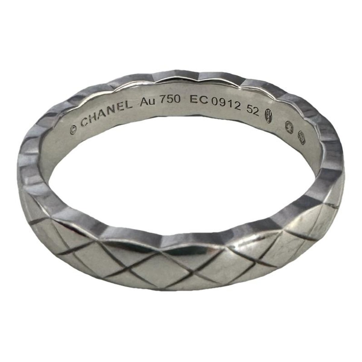 Coco Crush white gold ring