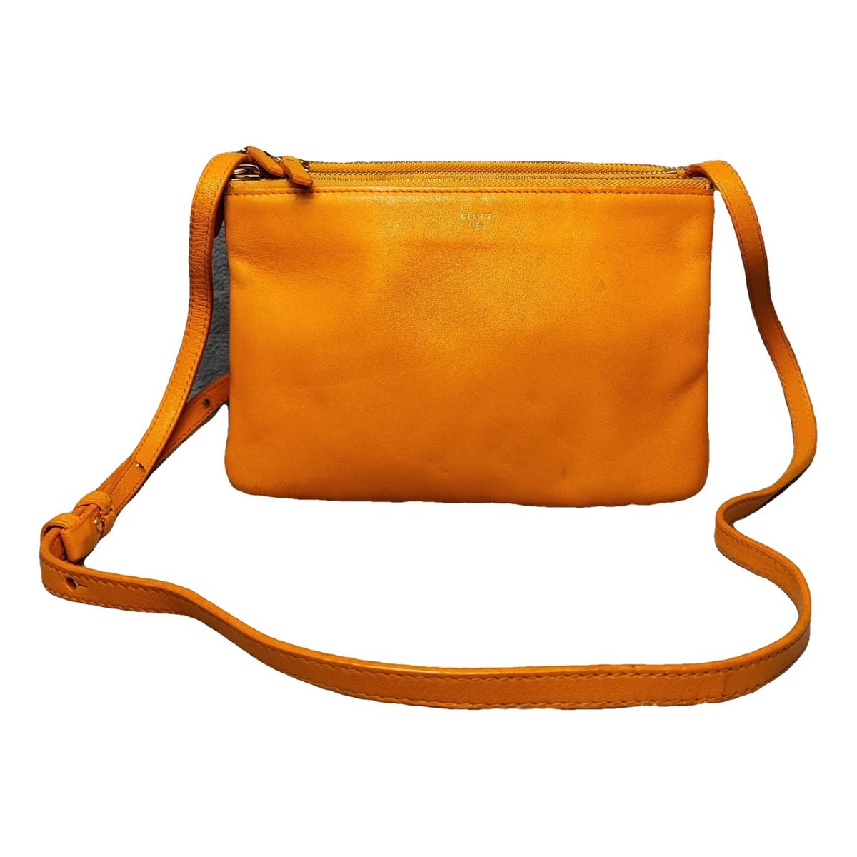 Trio leather crossbody bag